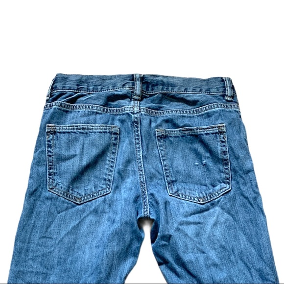 5/$25 GAP Denim Jr. Distressed Boyfriend Straight Jeans - Picture 5 of 6